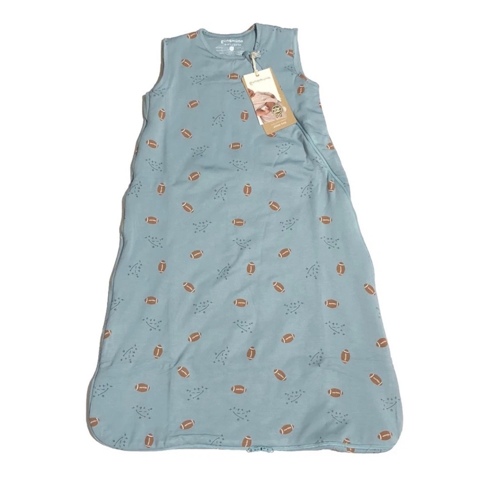 Gunamuna 2.5 Tog Bamboo Viscose Sleep Sack Football Sports Size 18-24 M